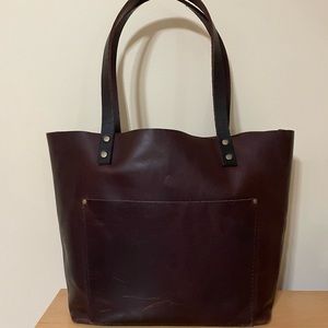 Portland Leather Goods large leather tote